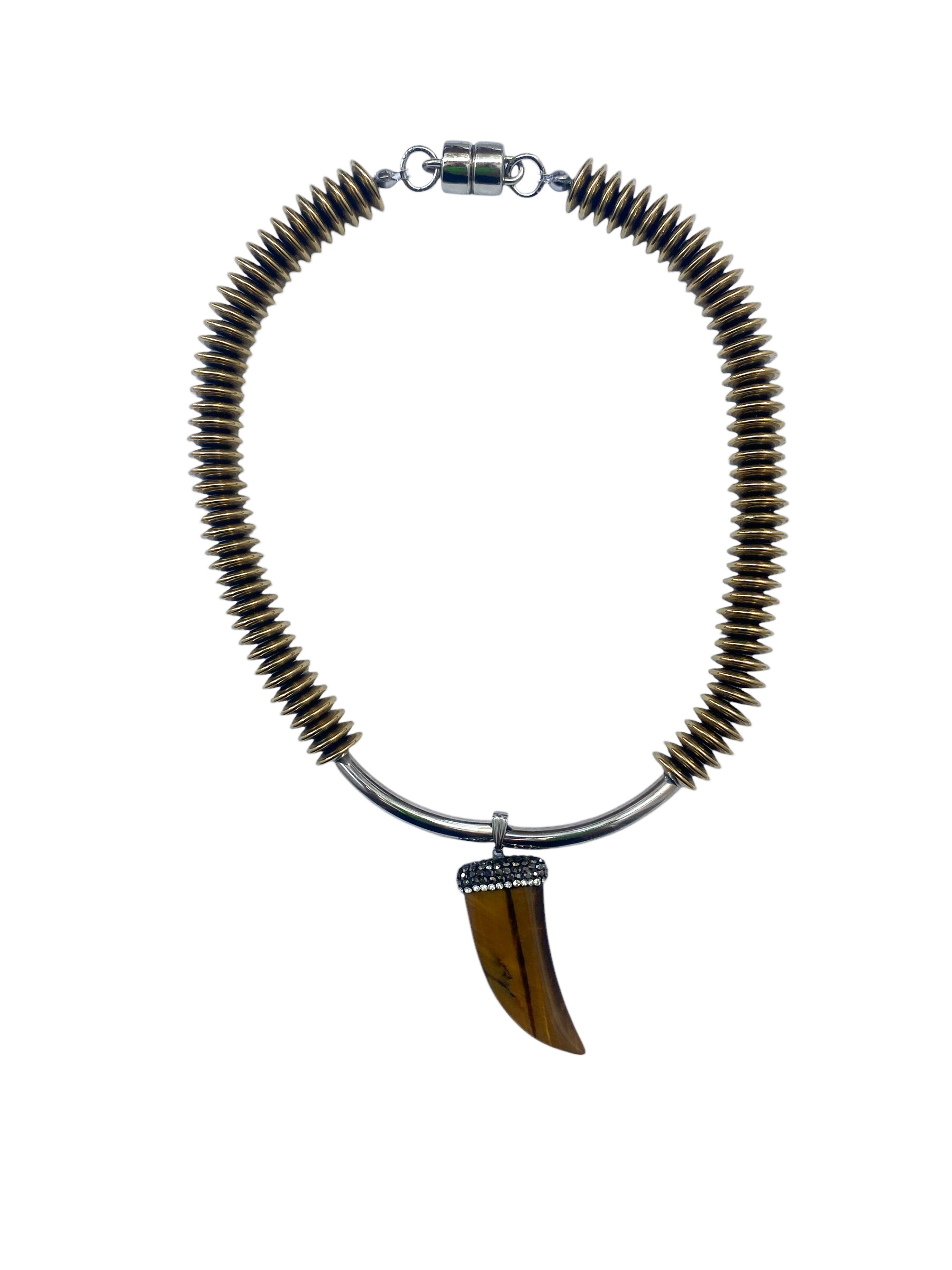 colar hematita tigre